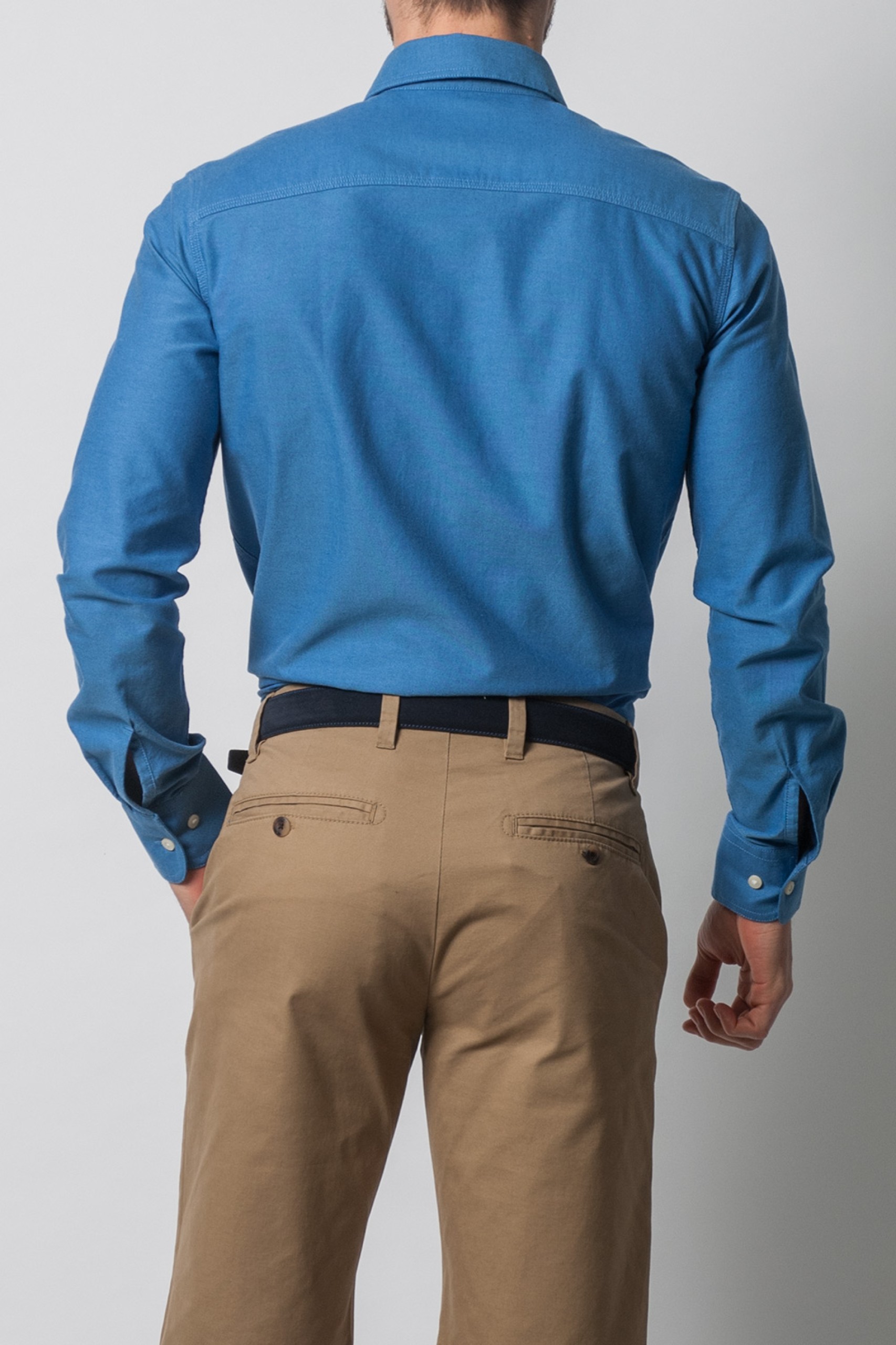 Camisa oxford slim fit