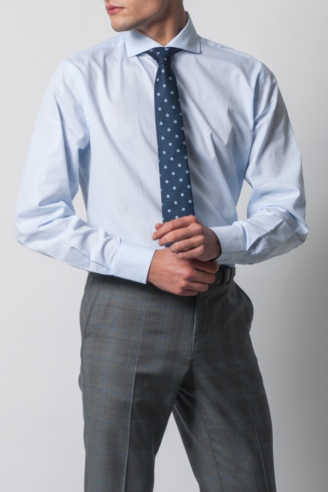 Camisa clssica cintada 