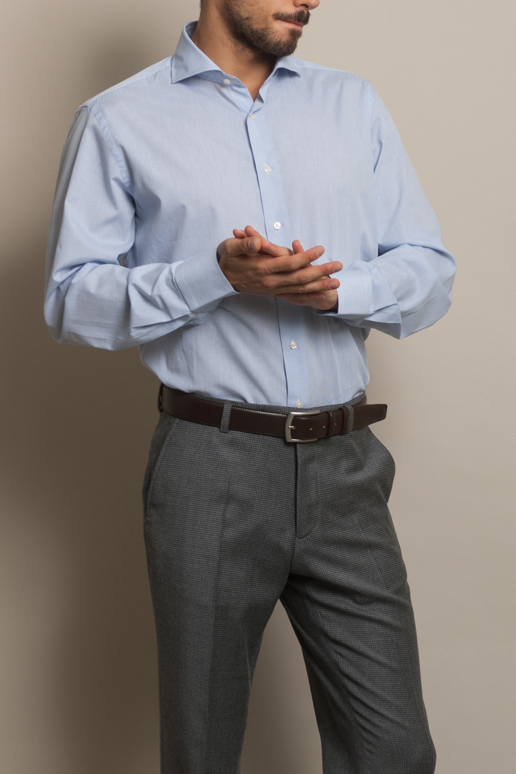 Camisa clásica ajustada