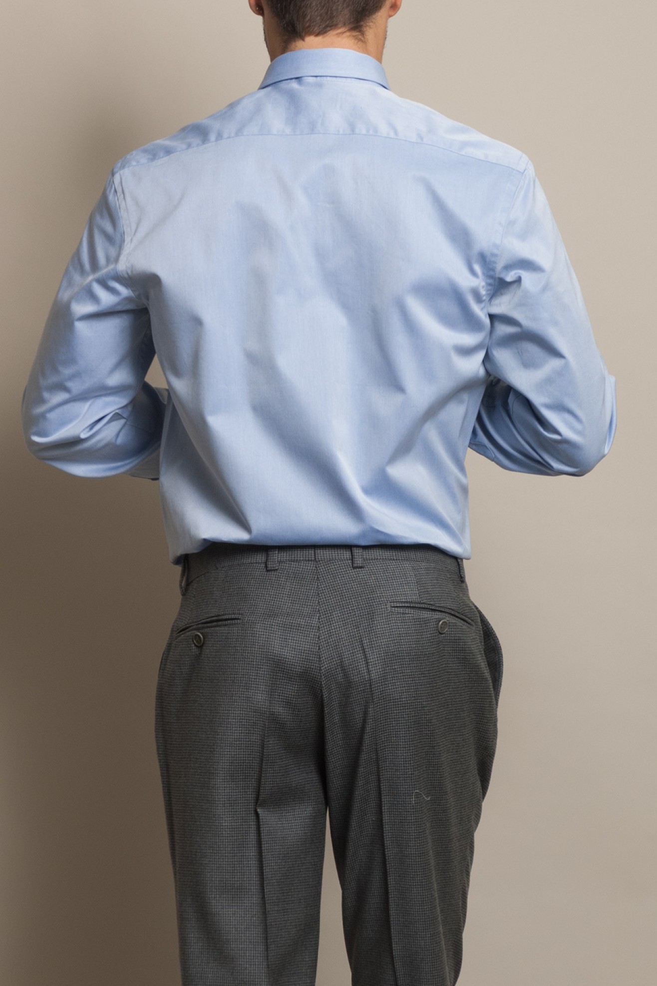 Camisa clssica cintada