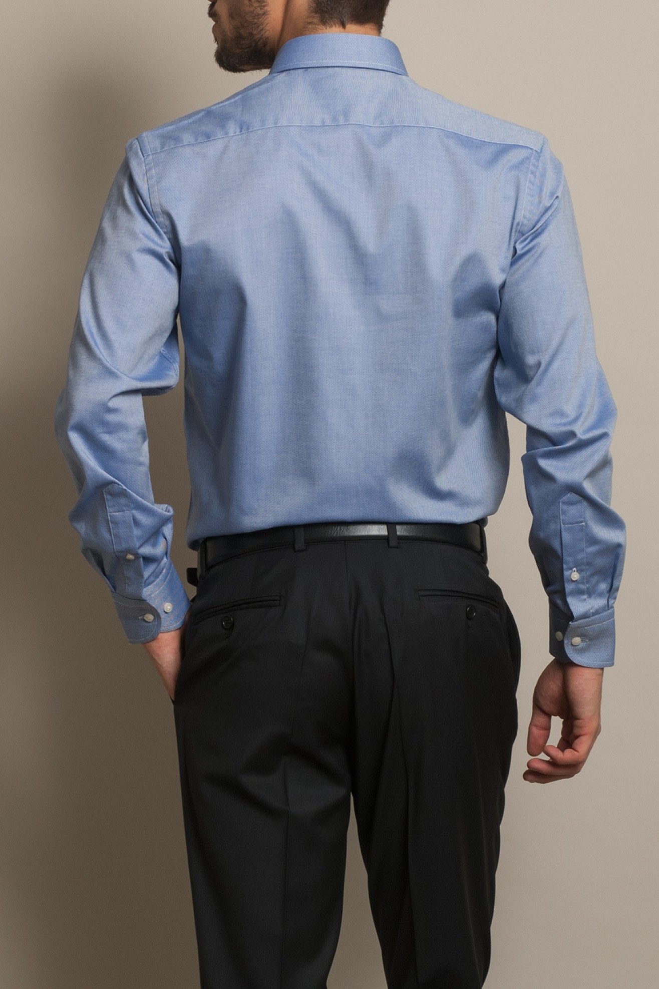 Camisa clssica cintada