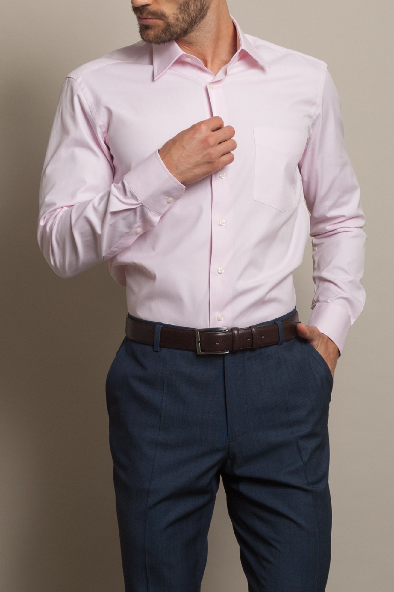 Camisa clssica regular fit