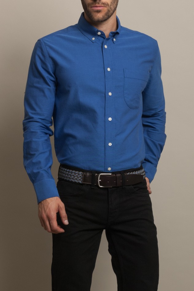 Fitted oxford shirt 