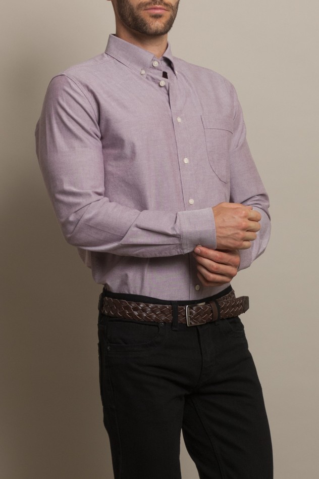 Fitted oxford shirt 