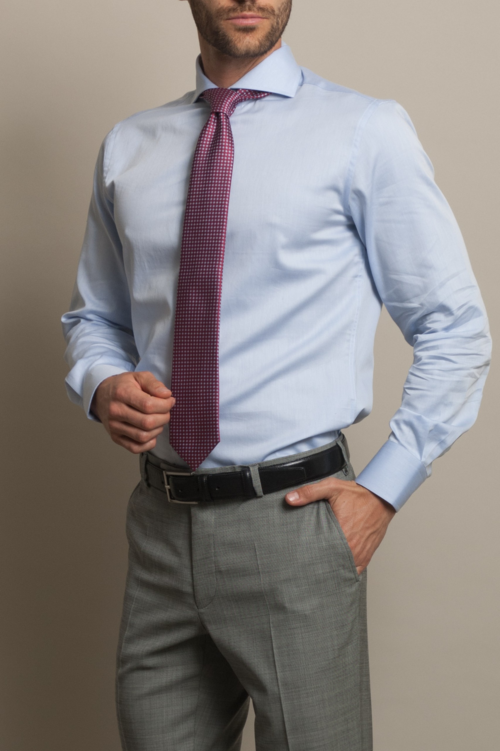 Camisa slim fit clásica