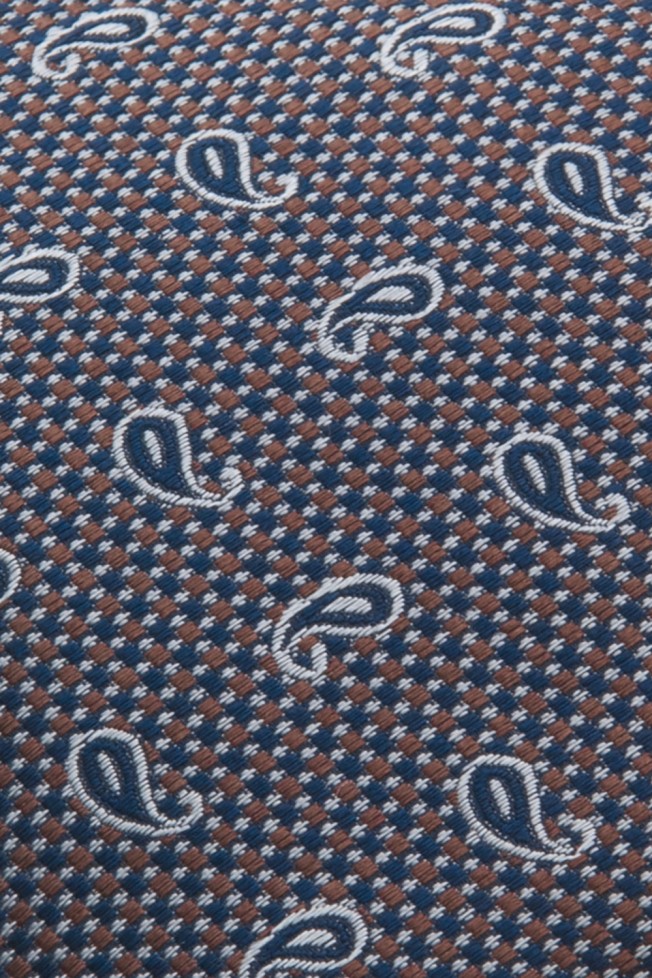 Gravata seda padro cornucpias