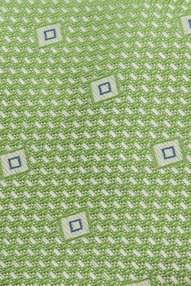 Corbata con textura de rombos