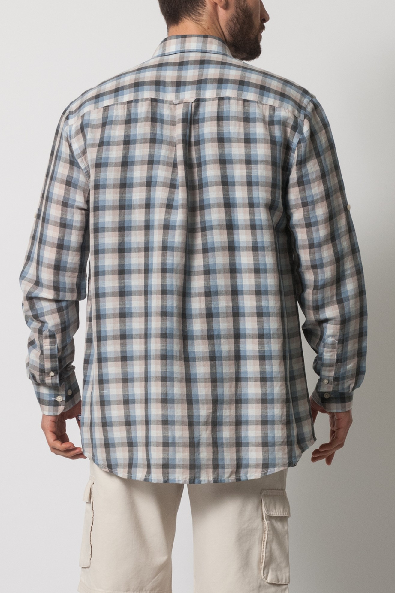Camisa linho regular fit
