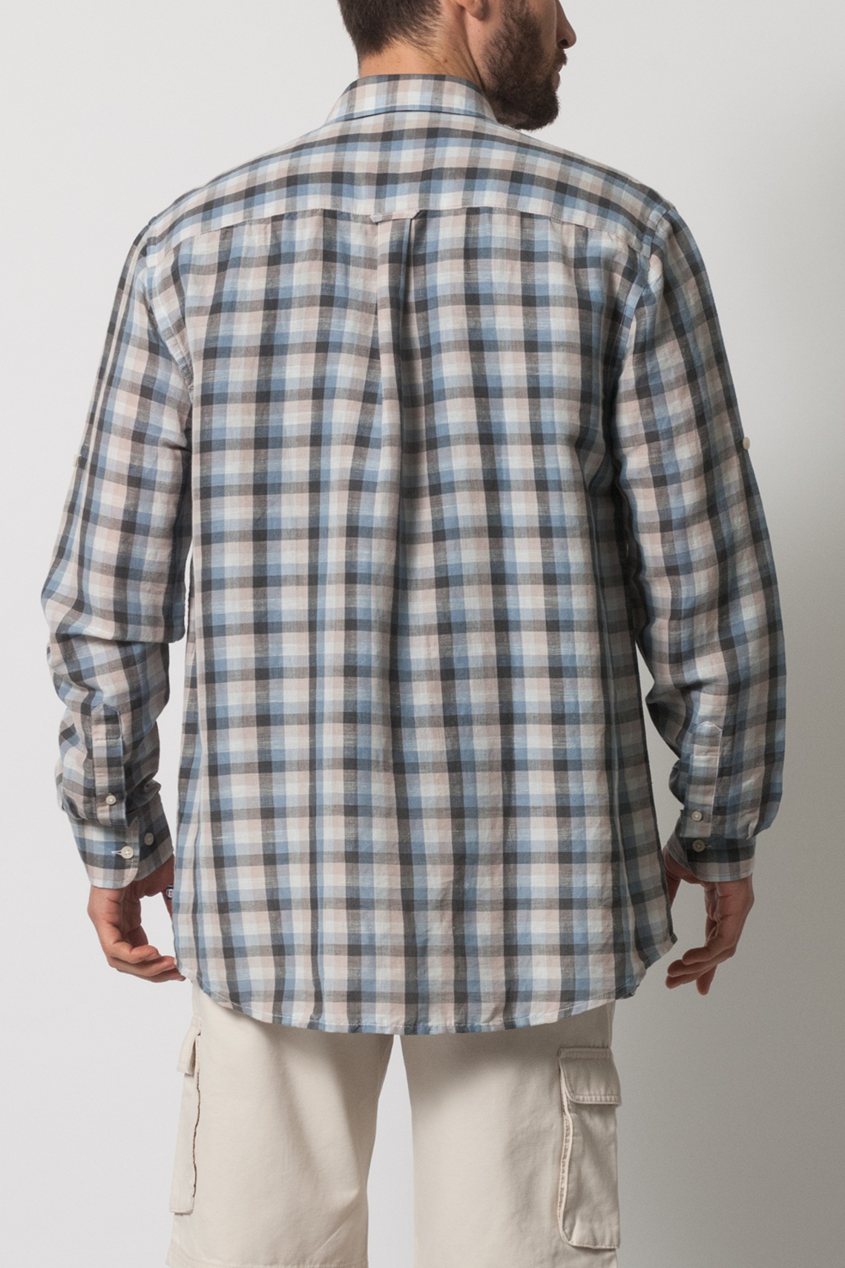 Camisa de lino regular fit