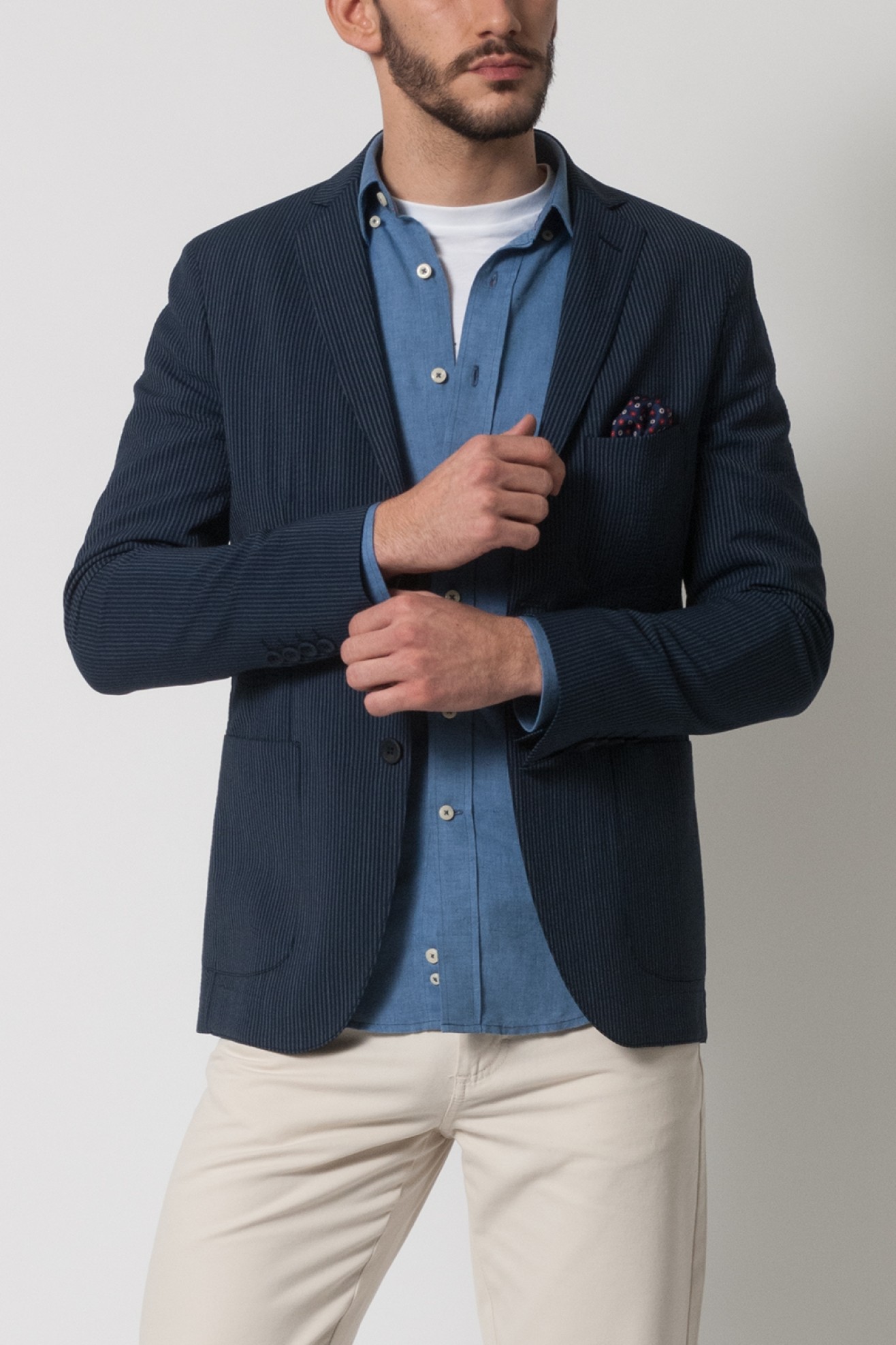 Blazer casual slim fit 