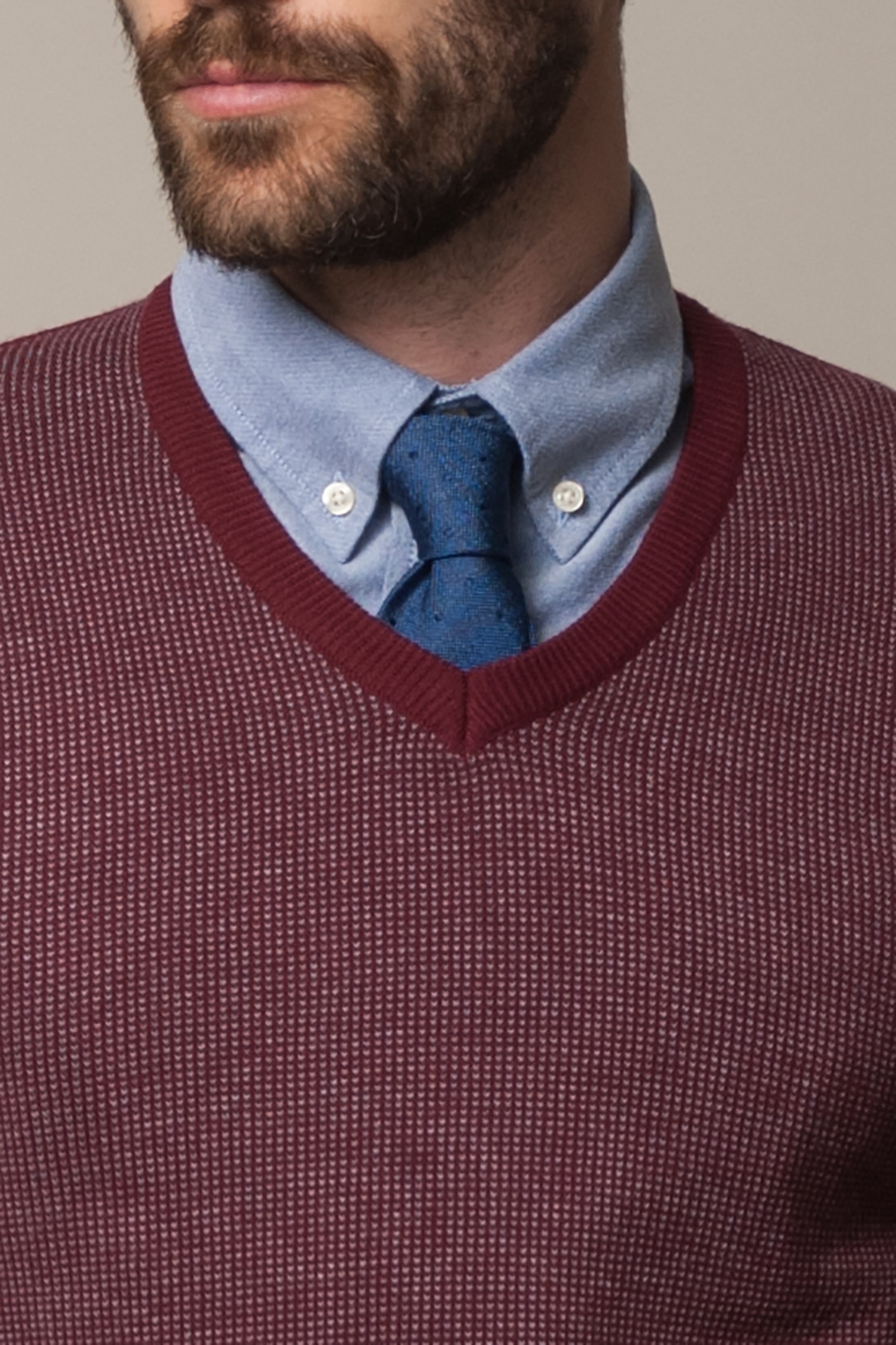 Jersey con cuello en V