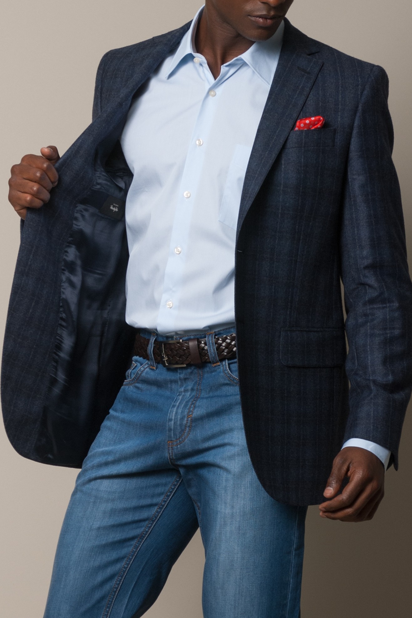 Blazer padrão xadrez