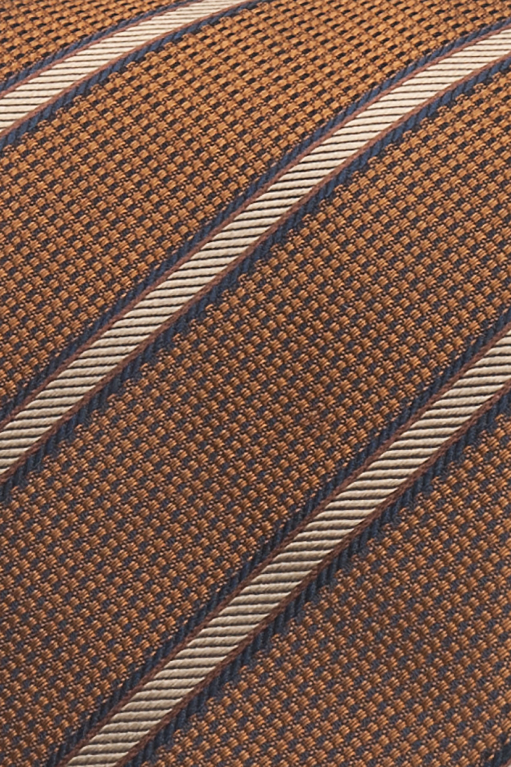 Corbata de seda a rayas