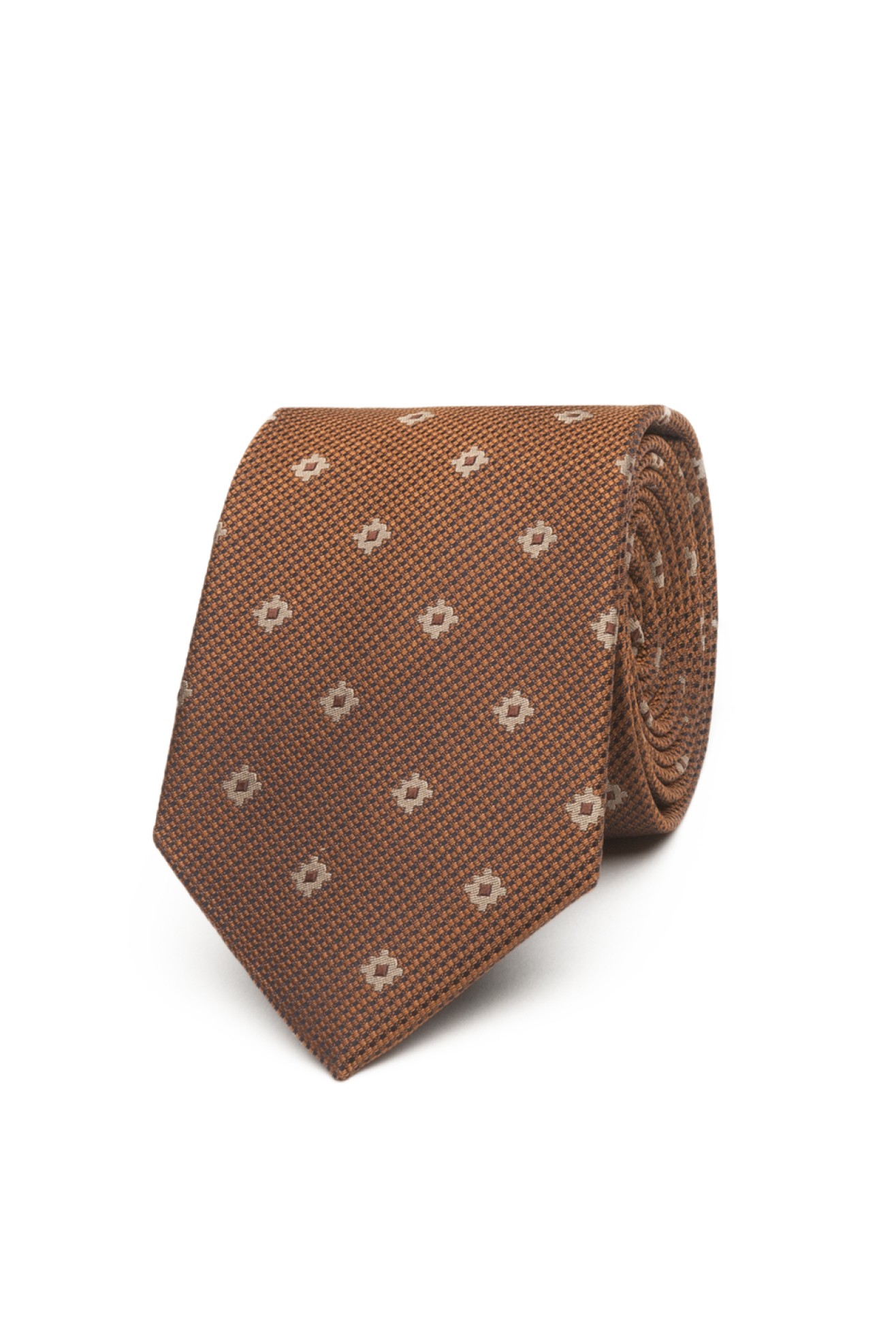Corbata de seda estampado 