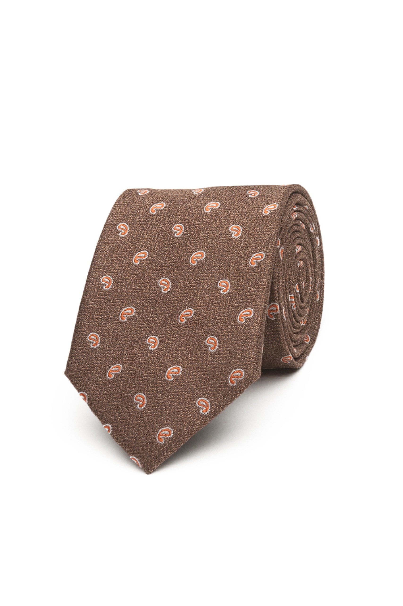 Corbata con estampado cornucopia