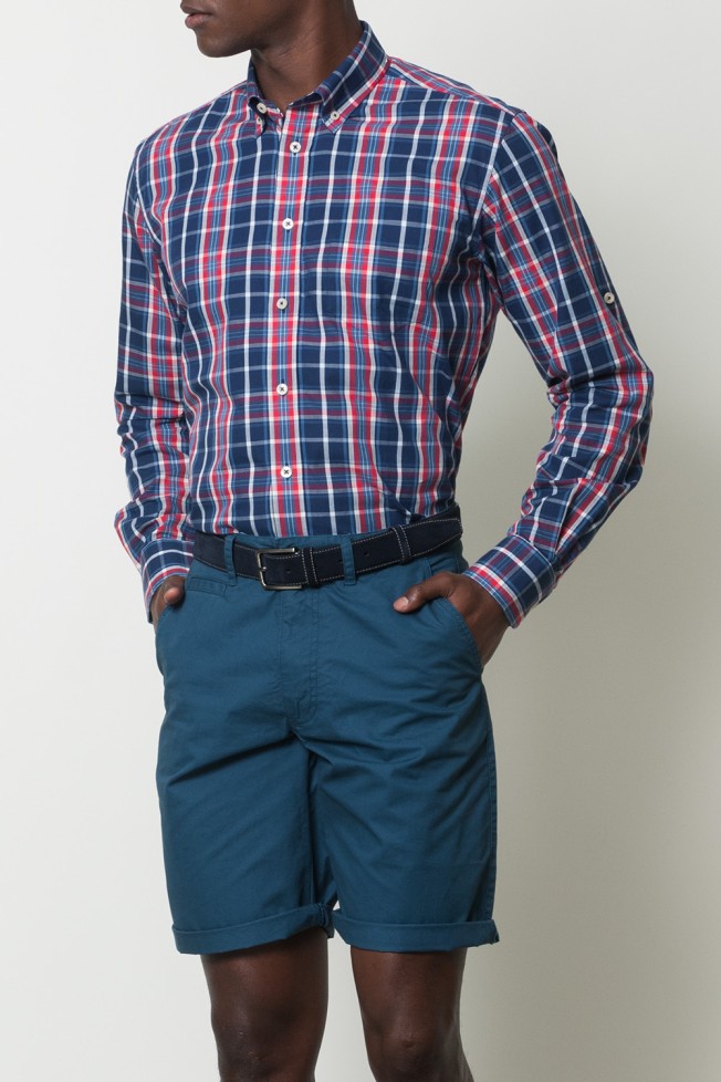 Camisa desportiva cintada