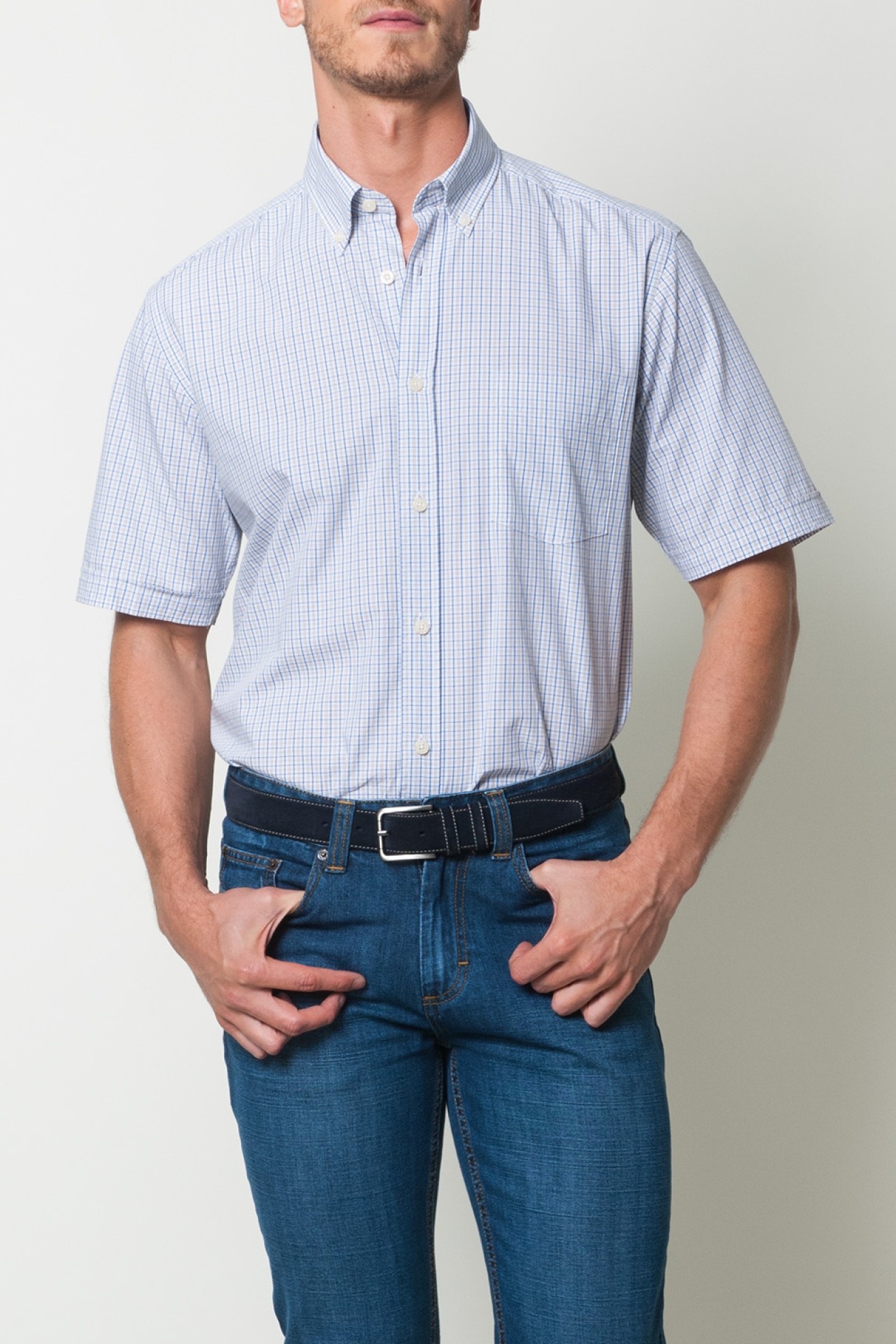 Camisa aos quadrados