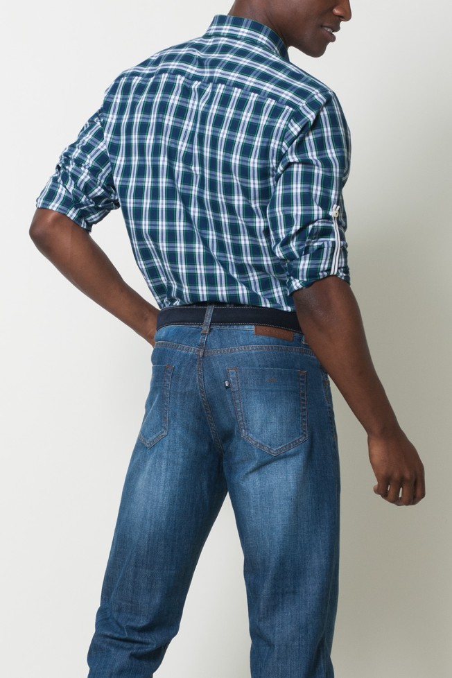 Camisa desportiva cintada Camisa desportiva cintada