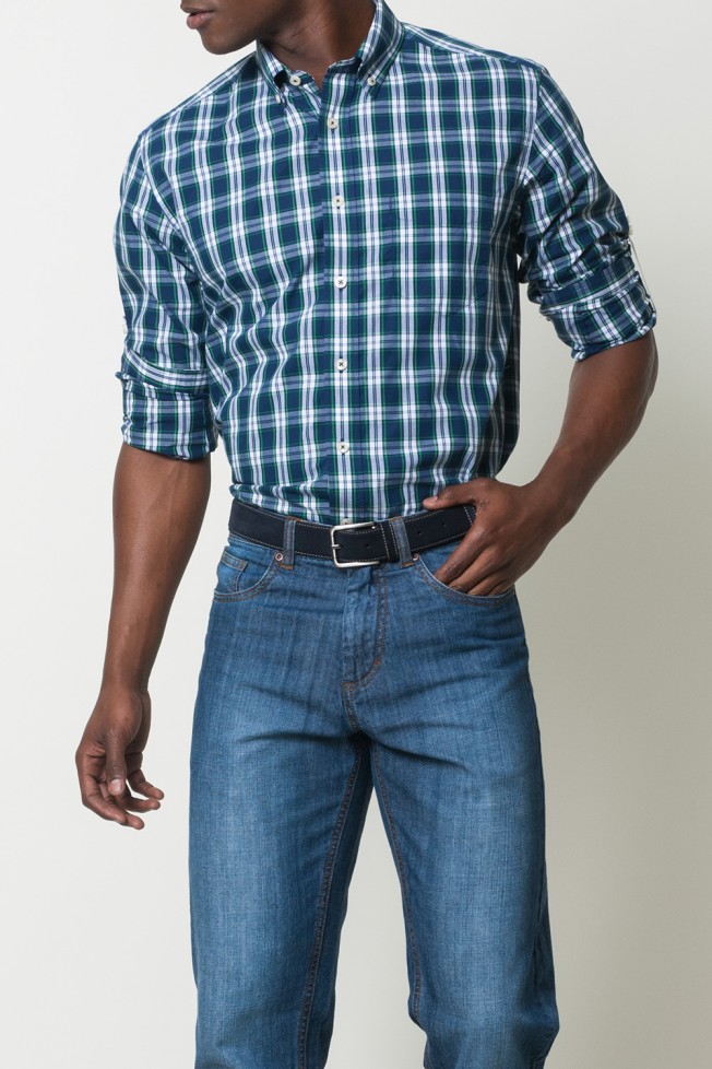 Camisa desportiva cintada Camisa desportiva cintada