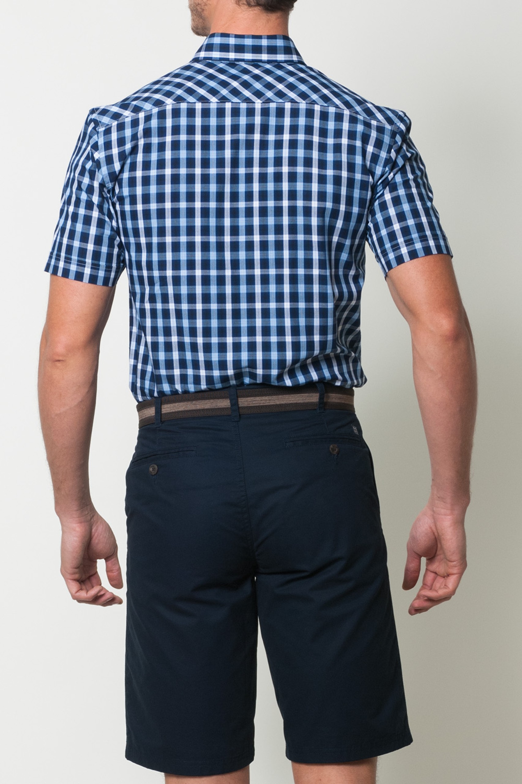 Camisa slim fit a cuadros