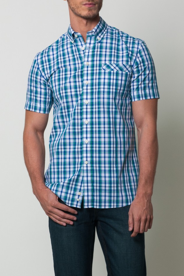 Sport Fit Shirt with Short Sleeve