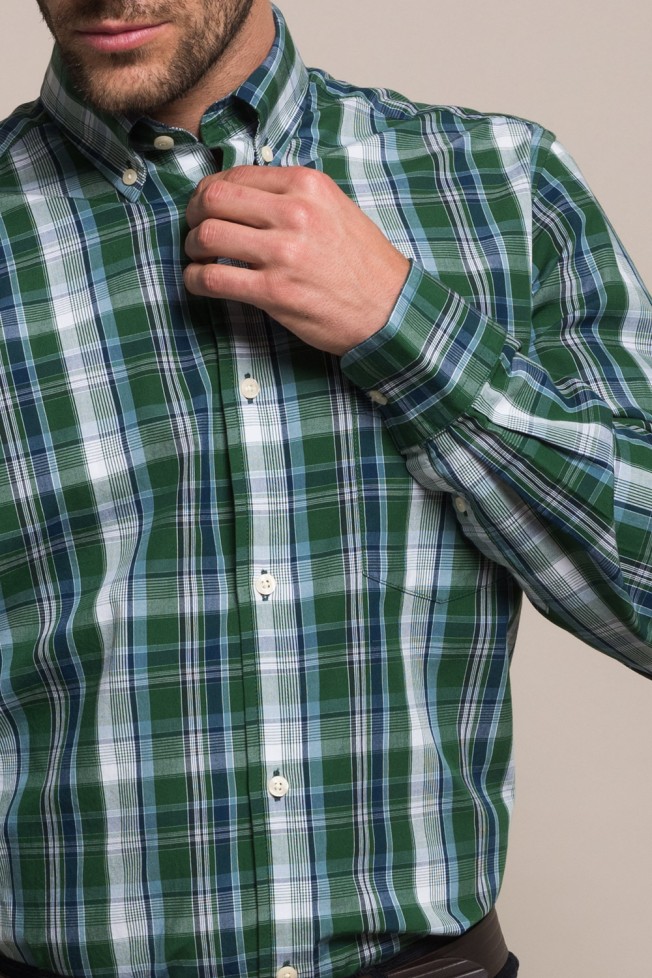 Camisa xadrez regular fit Camisa xadrez regular fit
