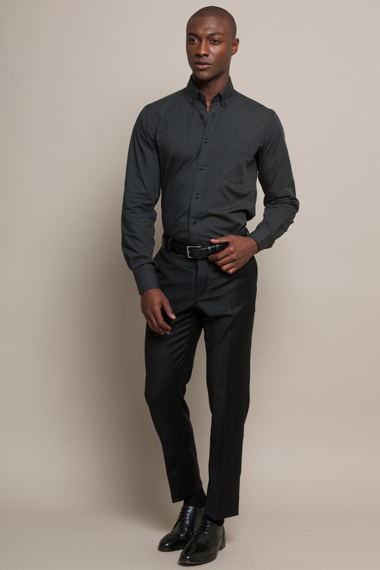 Camisa casual ajustada 