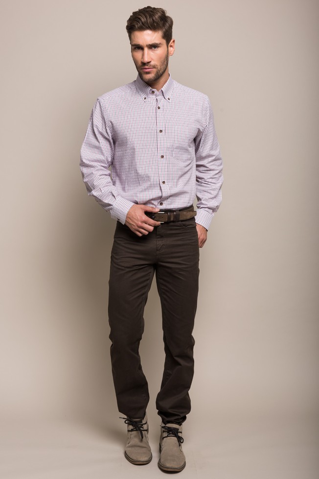 Pantalón de sarga con 5 bolsillos Pantalón de sarga con 5 bolsillos