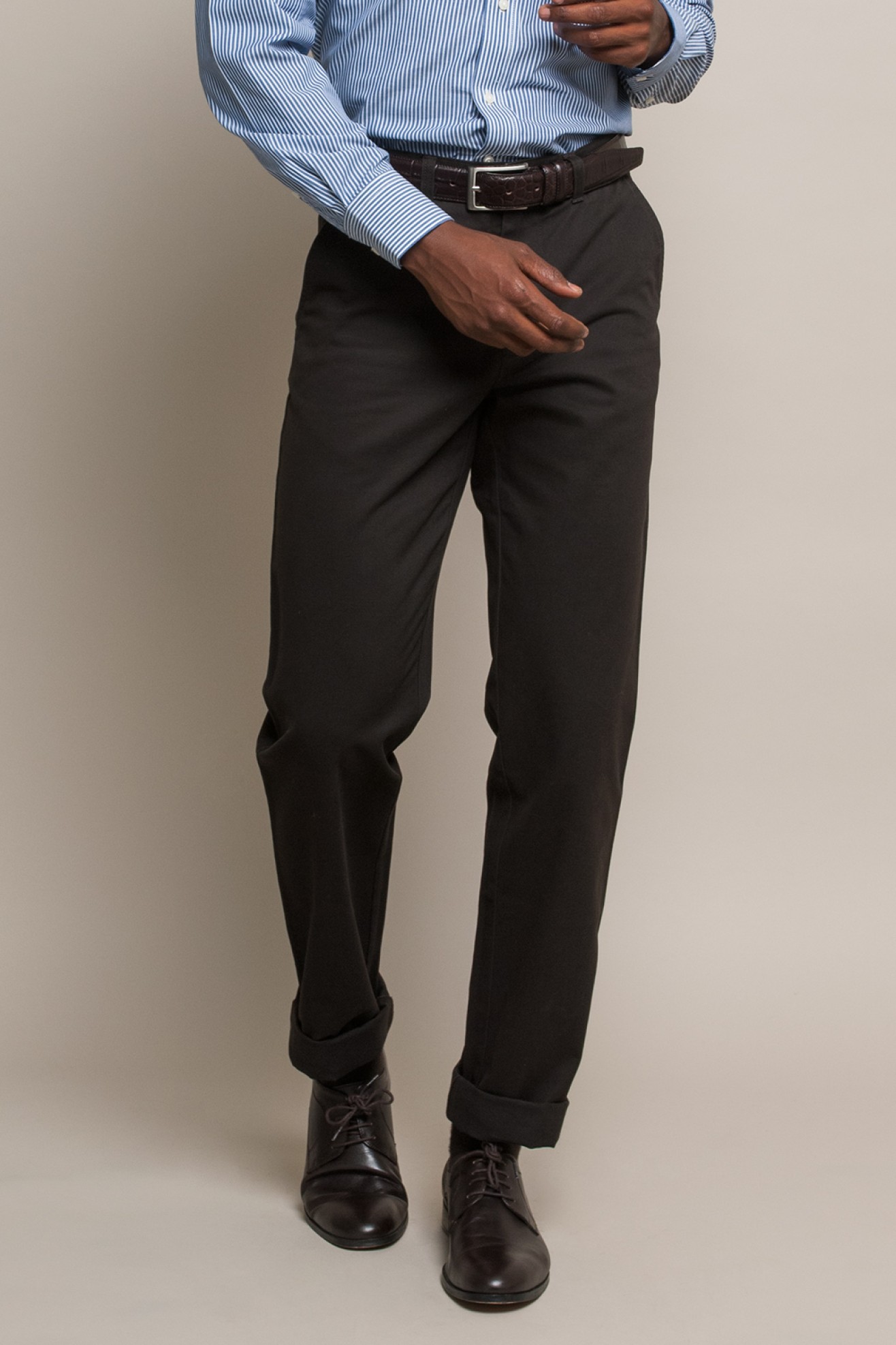 Pantalones de sarga de algodón