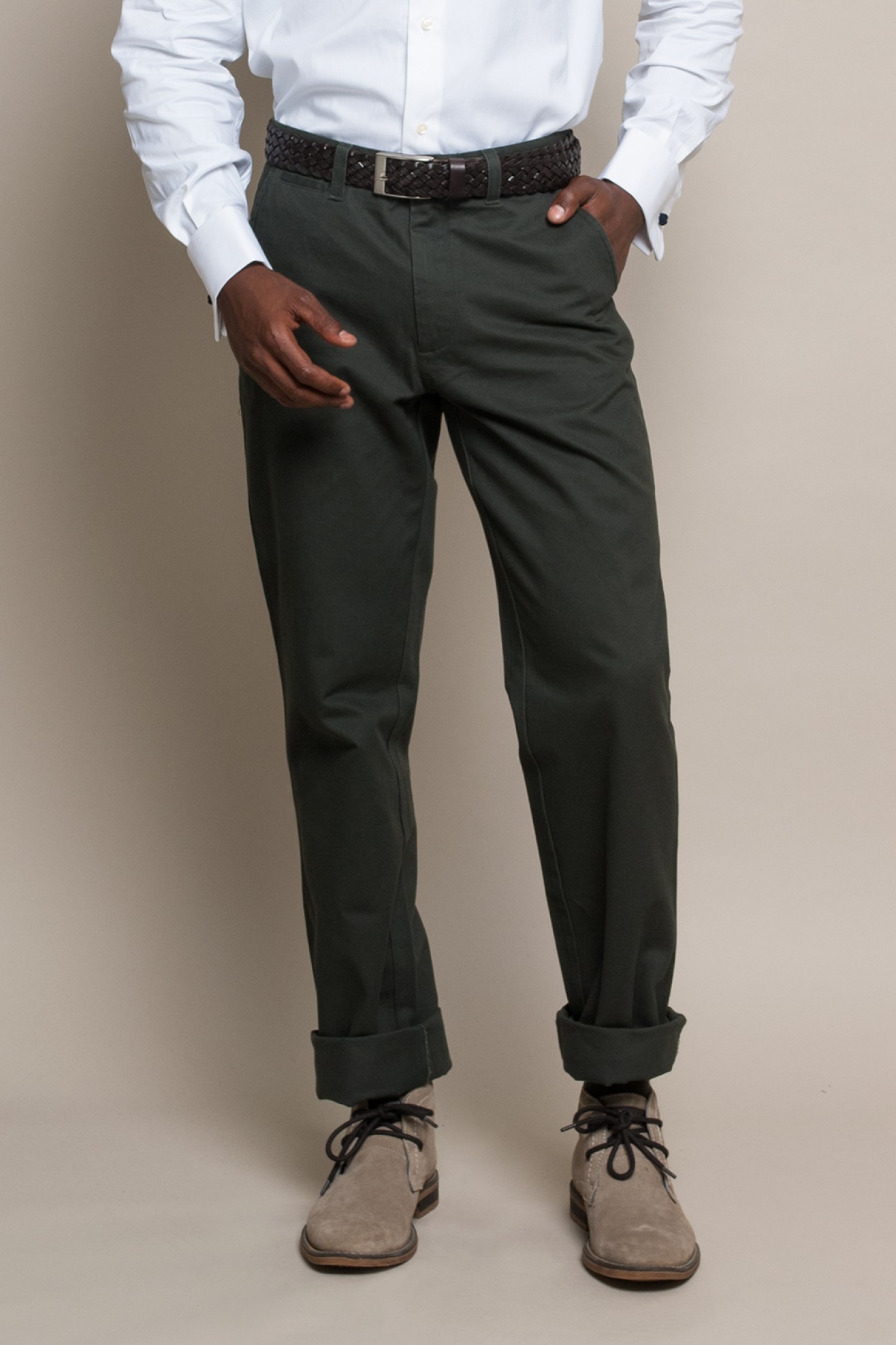 Pantalones de sarga
