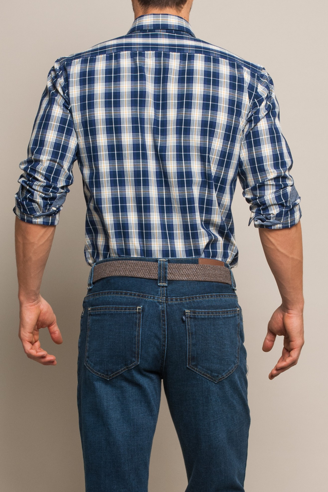 Camisa de cuadros slim fit