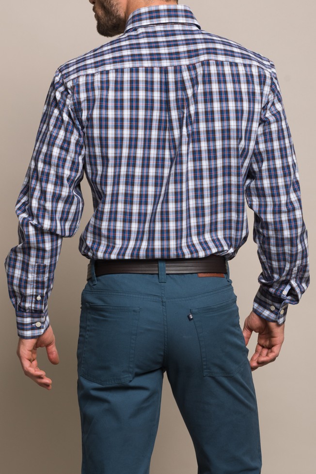 Camisa regular fit a cuadros Camisa regular fit a cuadros