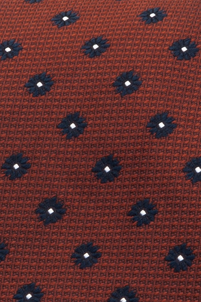 Gravata seda padro flores