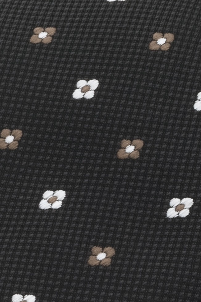 Corbata con estampado de flores Corbata con estampado de flores