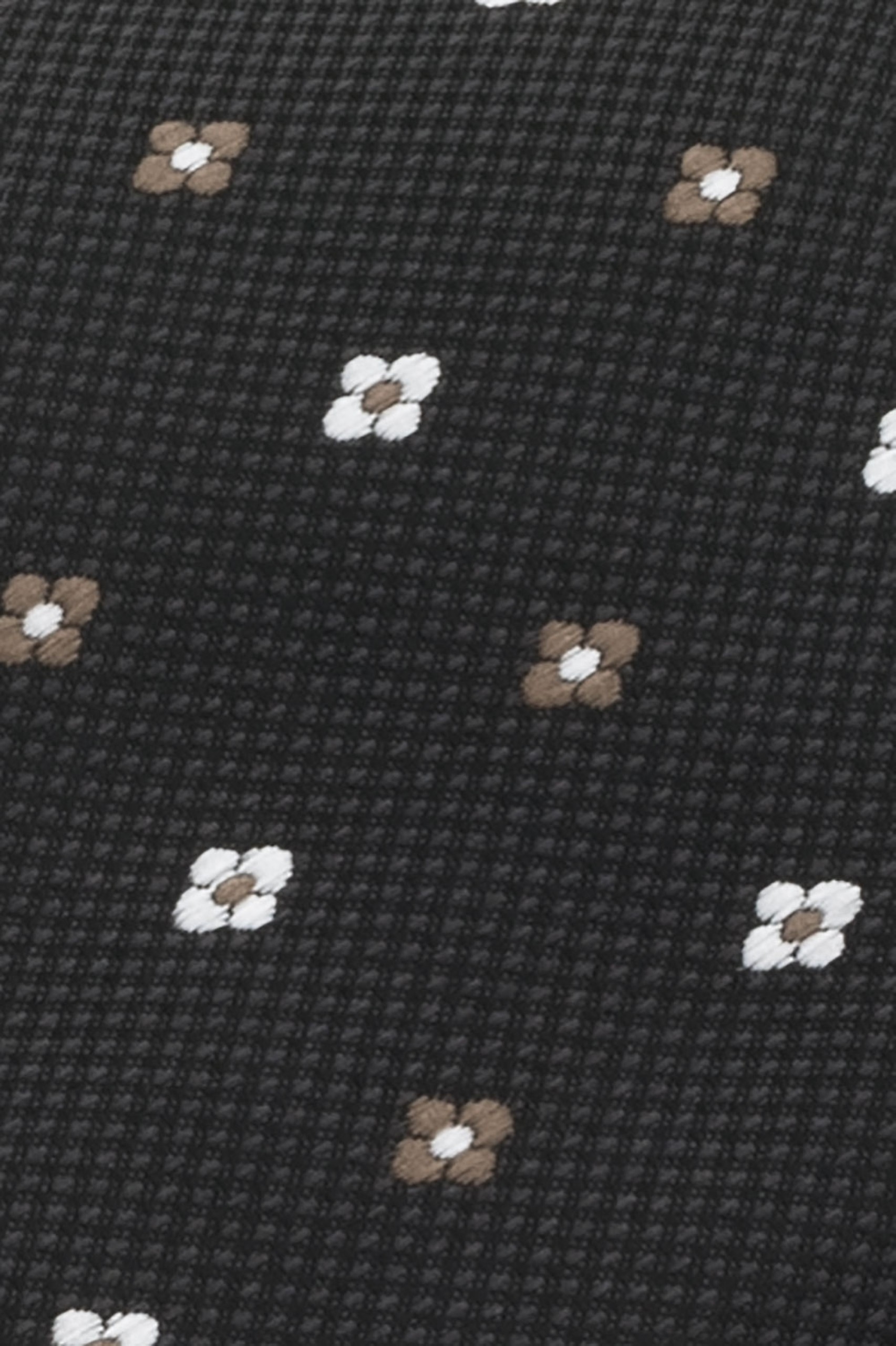 Corbata con estampado de flores