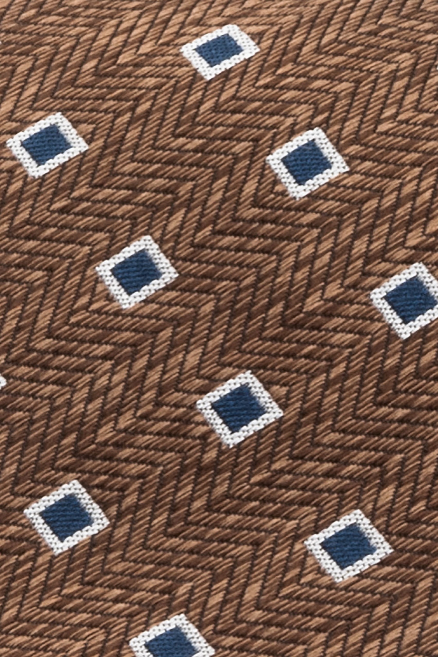 Corbata de seda estampada