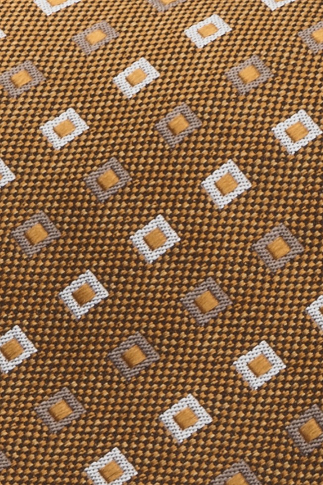 Gravata de seda padrão quadrados Gravata de seda padrão quadrados