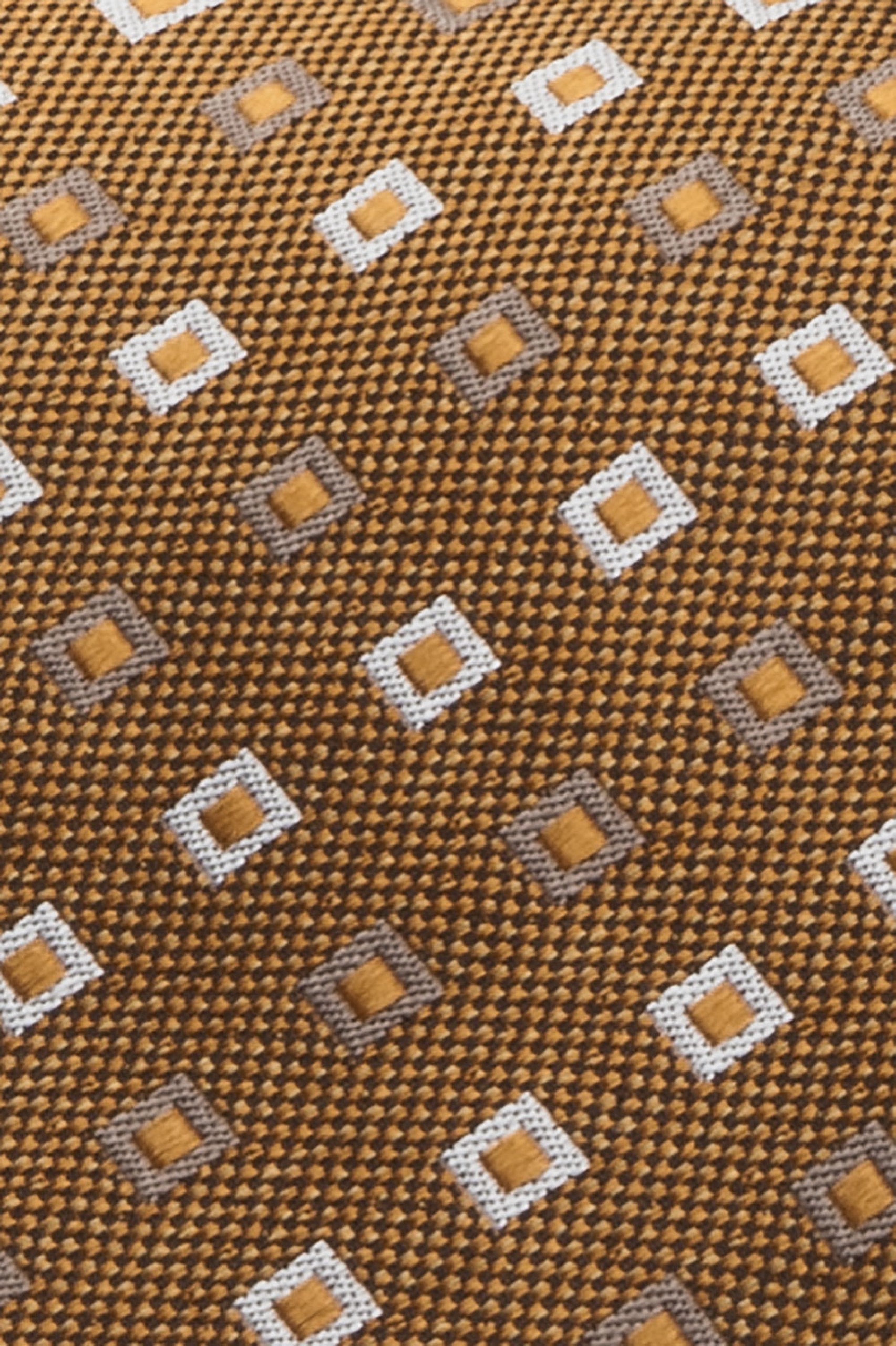 Corbata de seda con motivo de cuadros