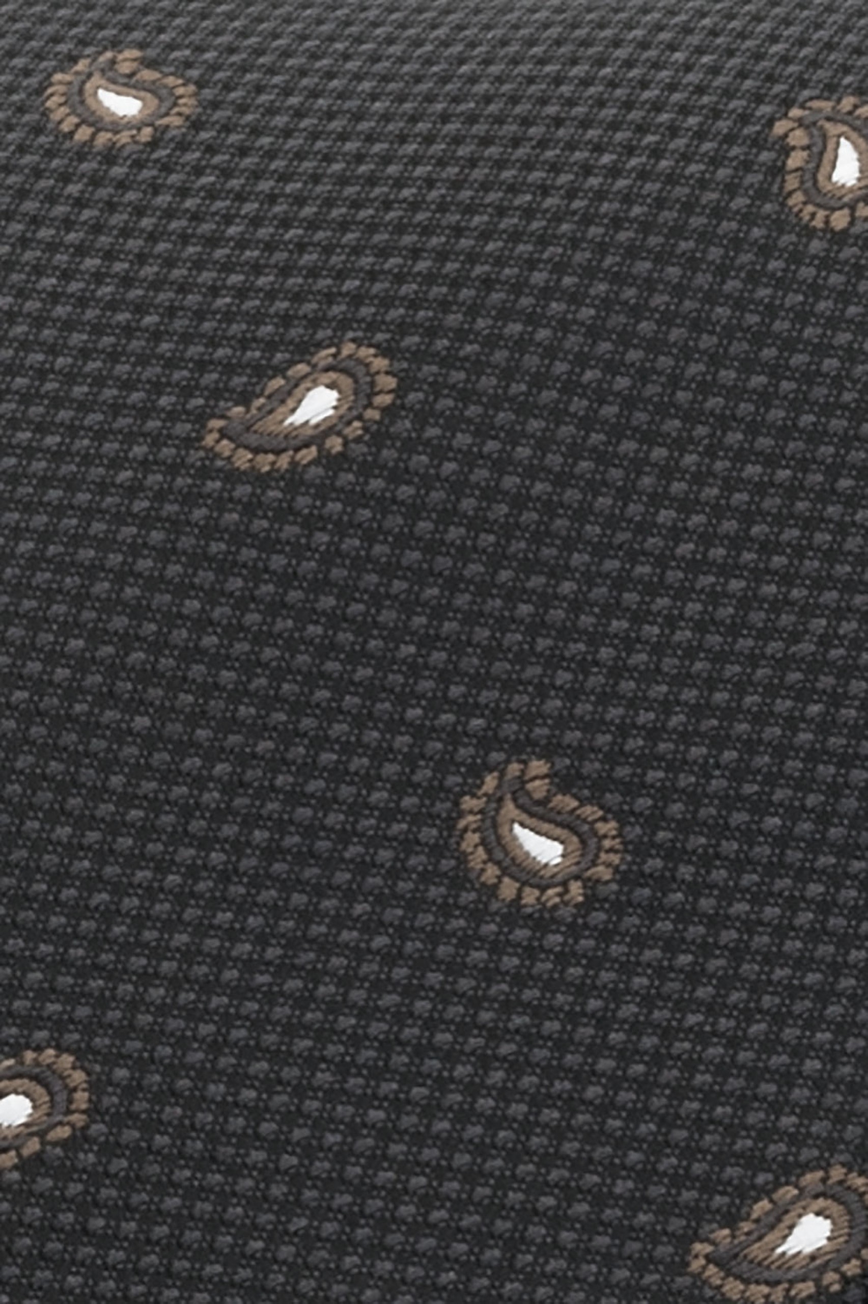 Corbata con estampado cornucopia