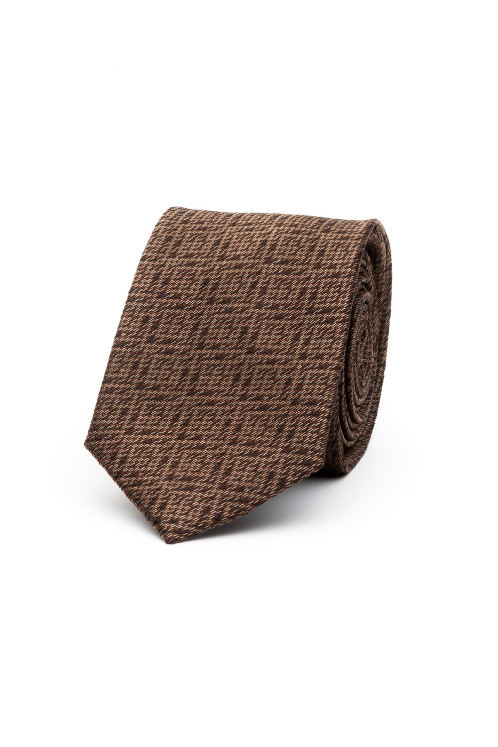 Corbata de seda estampada