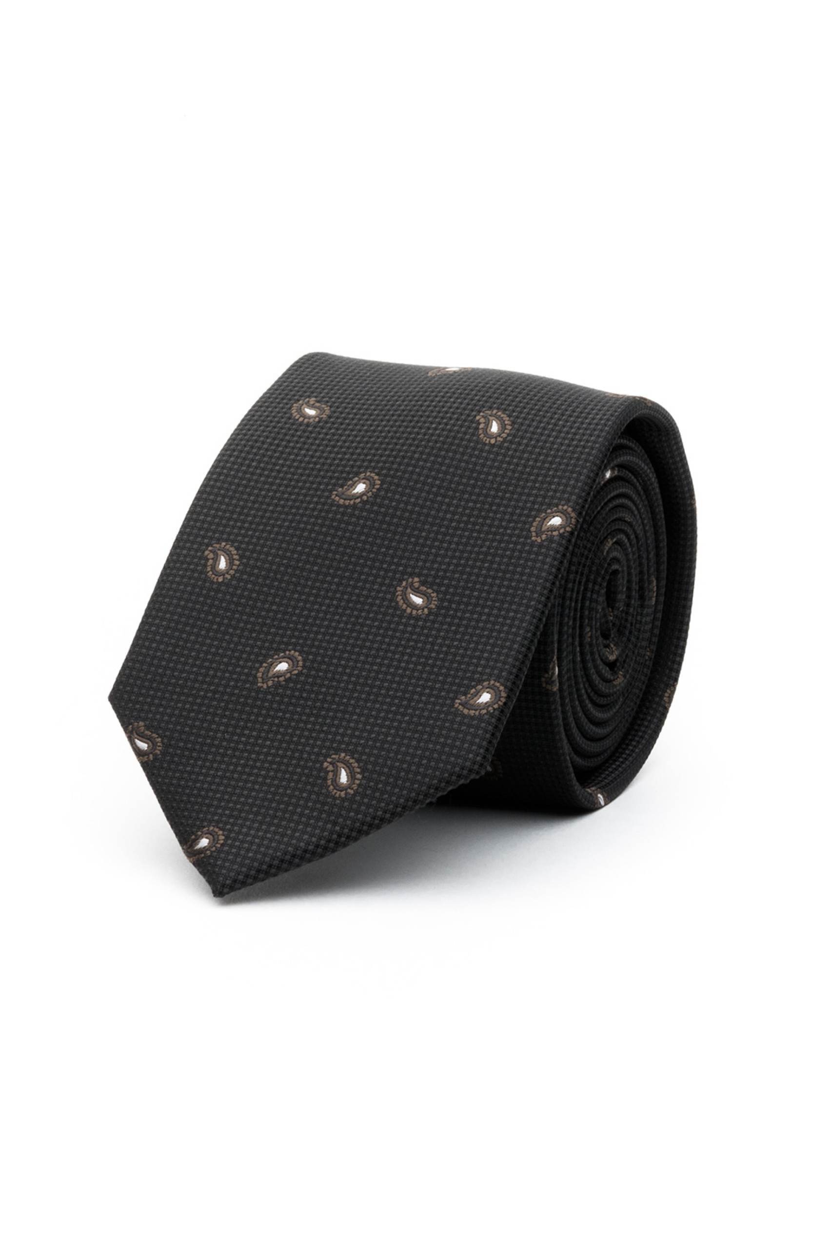 Corbata con estampado cornucopia