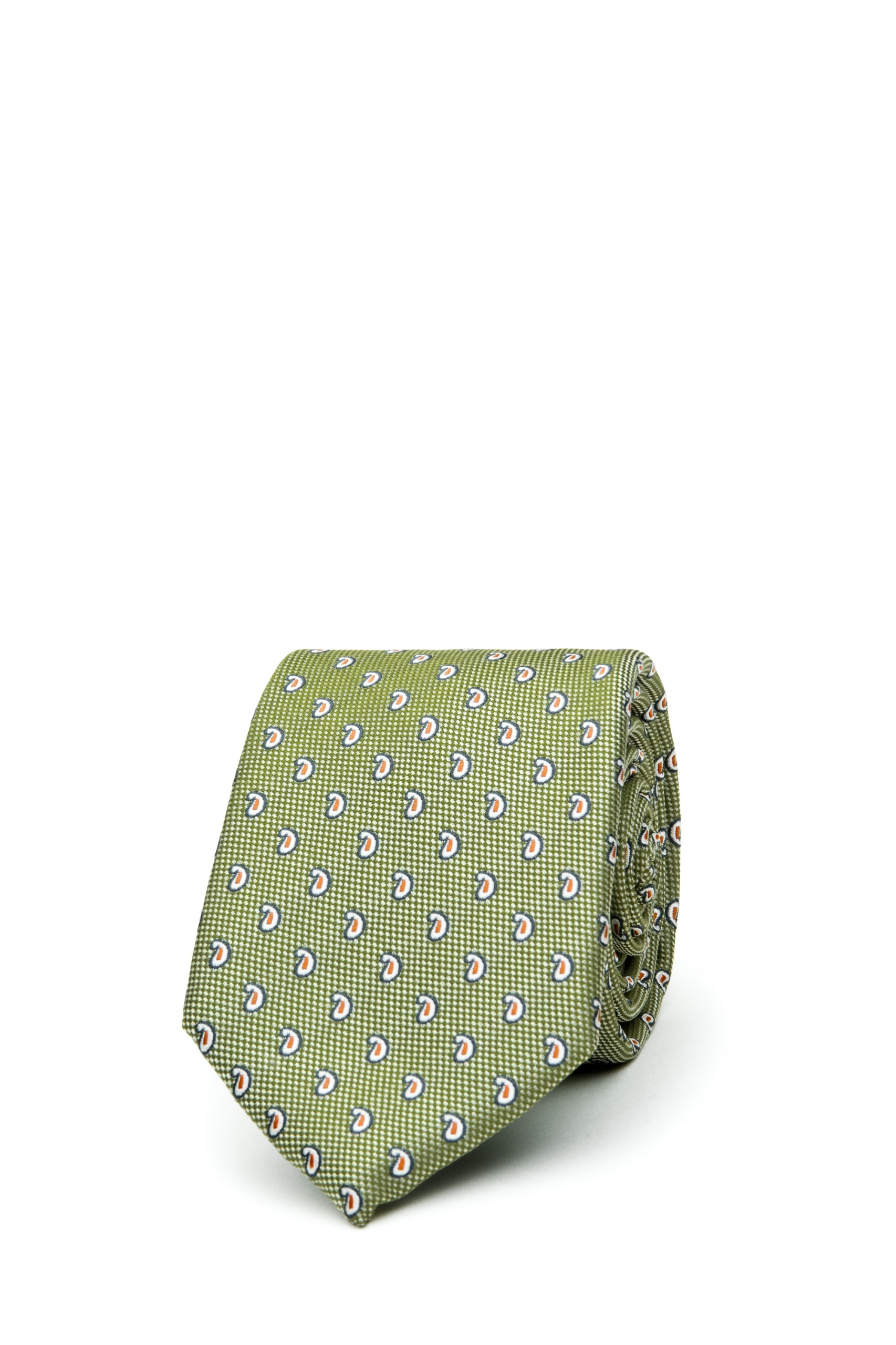Corbata con estampado cornucopia