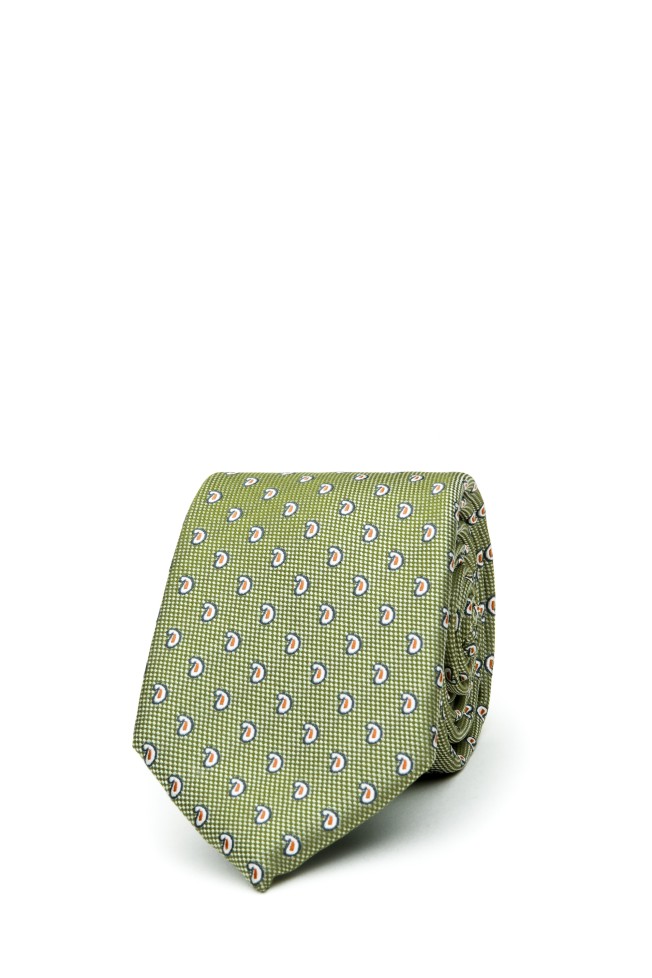 Corbata con estampado cornucopia Corbata con estampado cornucopia