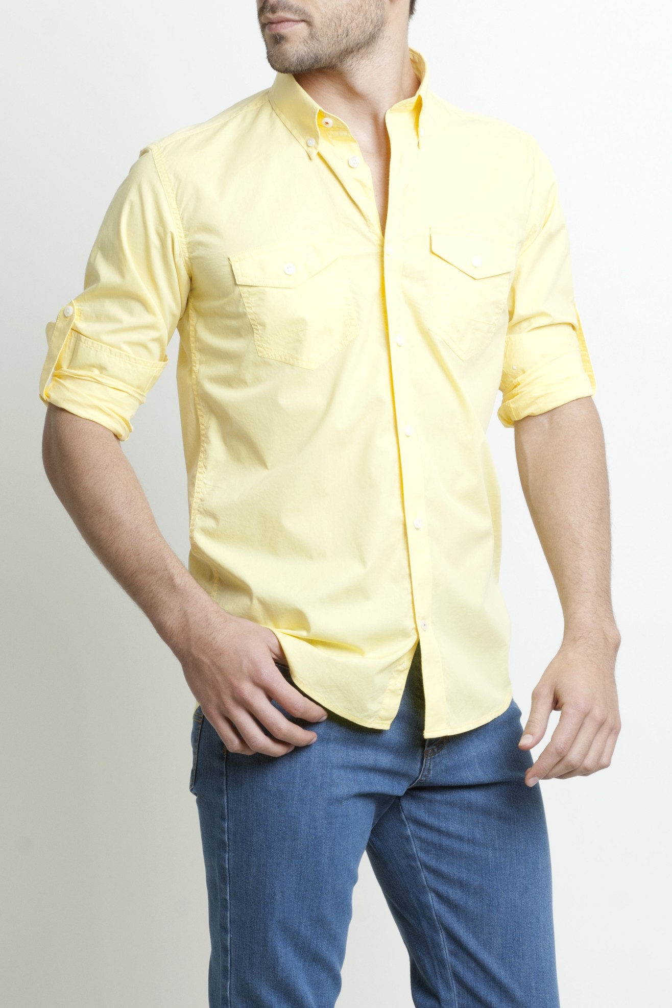 Camisa Deportiva Slim Fit 