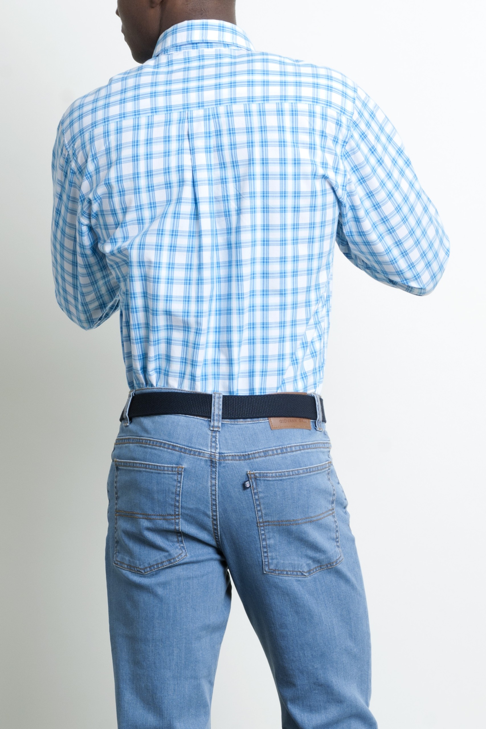 Camisa regular fit a cuadros