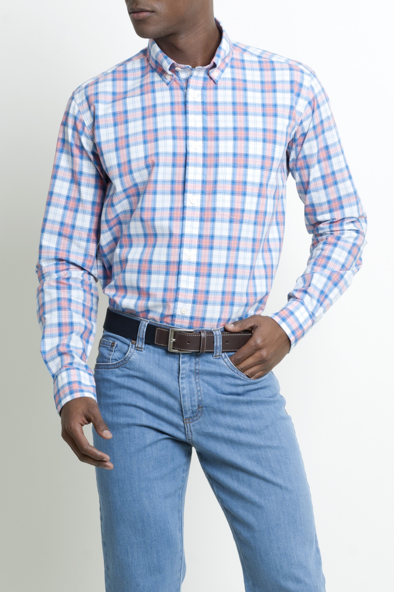 Camisa desportiva cintada