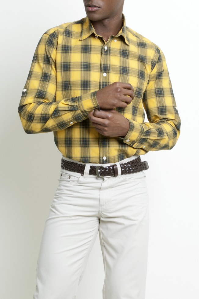 Camisa de cuadros slim fit