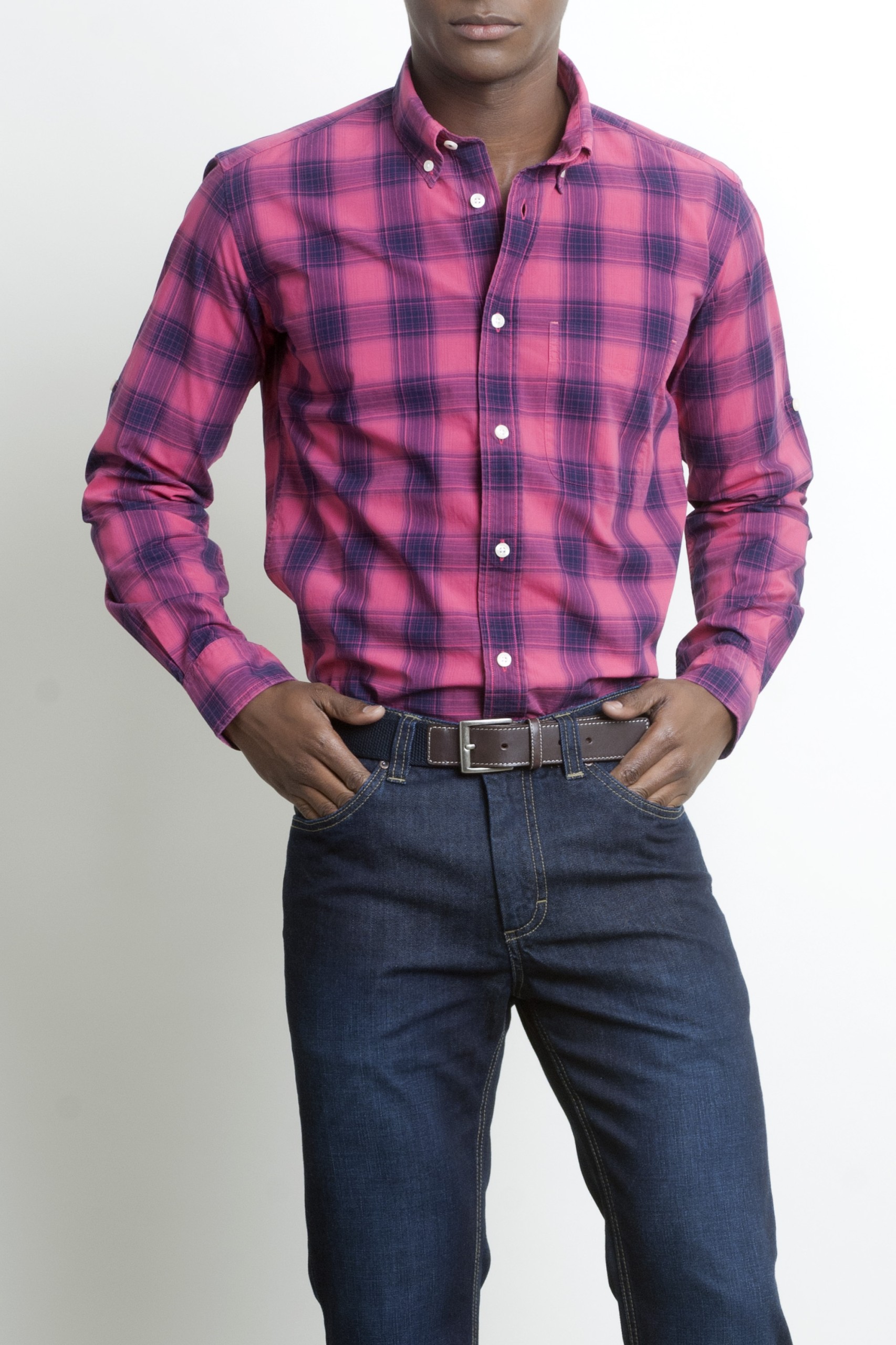 Camisa de cuadros slim fit