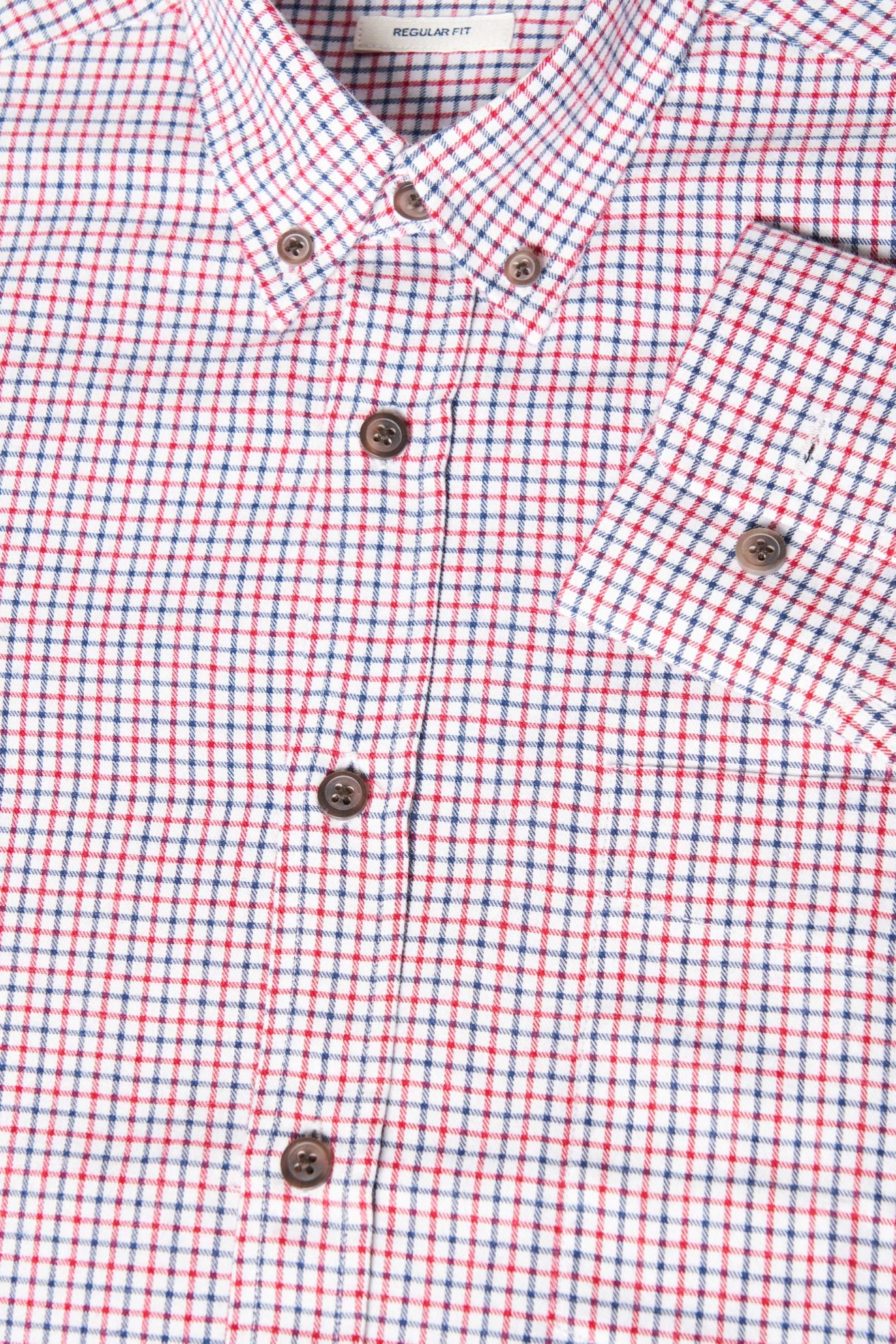 Camisa regular fit a cuadros 