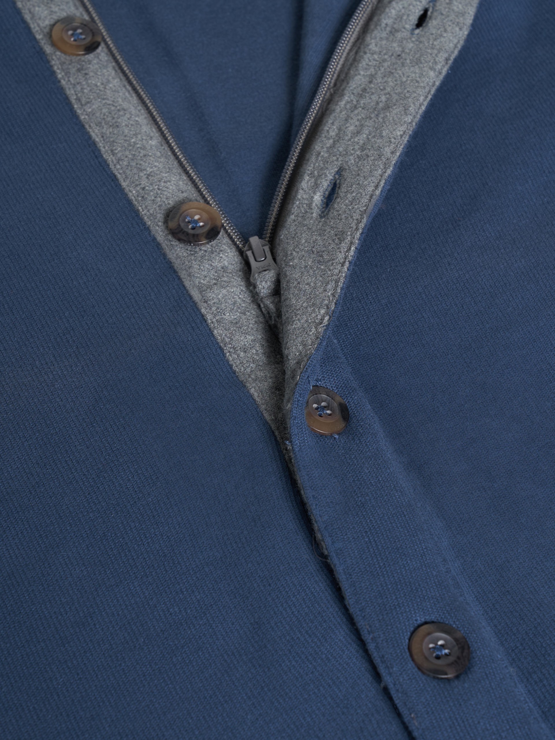 Abrigo de punto interlock